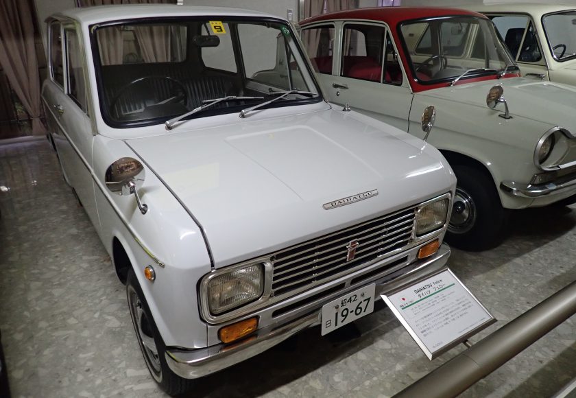 日本初の丸形でないヘッドライト ダイハツ フェロー 1967年式 昭和42年 日本自動車博物館