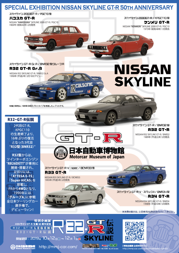 特別企画展「R32・GT-R伝説」